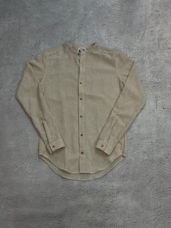 Camisa mao lienas botones coco