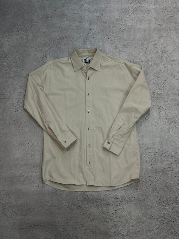 Camisa cuello italiano lisa