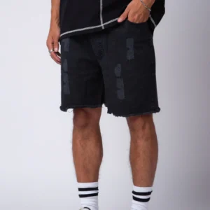 Bermuda Scratched Black