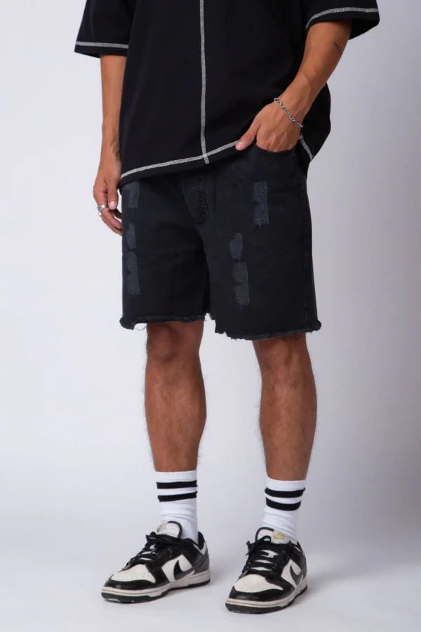 Bermuda Scratched Black